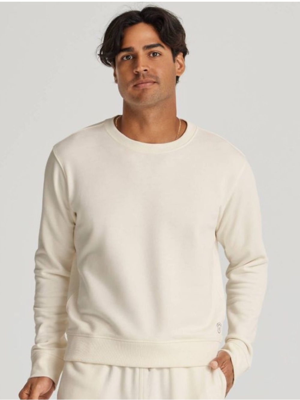 Allbirds Men’s R&R Sweatshirt in Natural White Size S